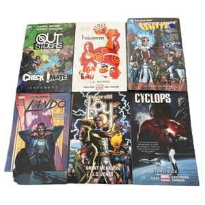 Comic Book Collection Marvel Star Wars Lando Hawkeye LA Woman Outsiders Cyclops